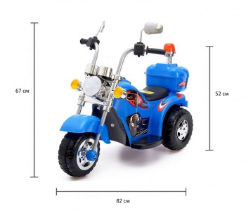 Детск. мотоцикл аккум. арт. DM7901" Синий
