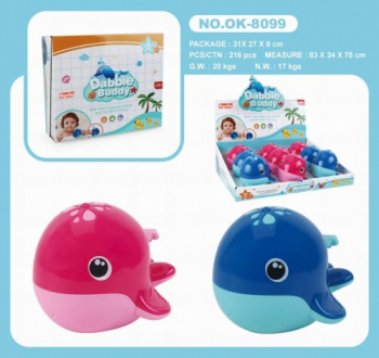 Водоплавающие арт. OK-8099 Кит (9 шт.) в шоубоксе 10*9*8 /216 шт./