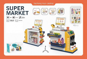 Супермаркет арт. 668-125 Звук, свет, 46 предм. в кор. 41*12*25,5 Супермаркет арт. 668-125 Звук, свет, 46 предм. в кор. 41*12*25,5