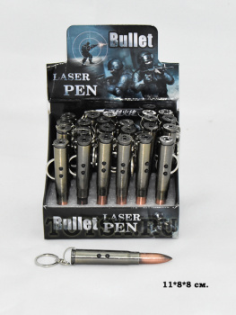 Фонарик арт. 907 Пуля лазер (24 шт.) в кор._°=