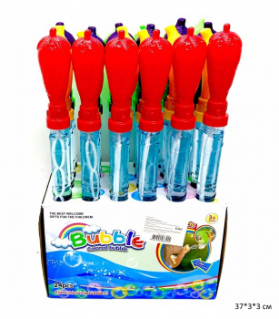 Пузыри мыльные арт. 3805 "Фрукты-ягодки" ассорти (24 шт.) шоубокс_