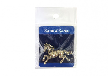 Брошь арт. 023038-1 Лошадь бежит бронза 1 шт. в пак. (6 шт.) Брошь арт. 023038-1 Лошадь бежит бронза 1 шт. в пак. (6 шт.)