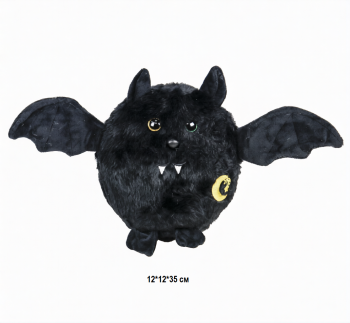 им Летучая мышь арт. 16027-209 Черная месяц со звездою на боку 12*35 см в пак.