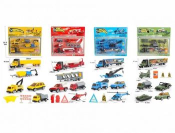 Набор машин арт. 630/C/F/P" Спецтехника металл 6шт. в коробке 29*25,4*3