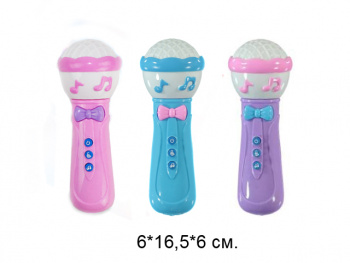 Микрофон арт. 162-8 Музыкальный (12 шт.) шоубокс_/16 шт./ Микрофон арт. 162-8 Музыкальный (12 шт.) шоубокс_/16 шт./