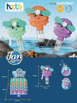 Пузыри мыльные арт. H7-C13-805 "Осьминог" с вентилятором (24 шт.) в кор.