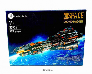 Конструктор арт. 33904 Космический корабль 1888 дет. в кор._
