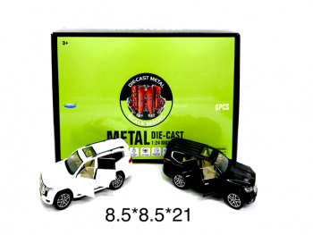 Модель металл. арт. H08222-6D Джип цвета микс (6 шт.) шоубокс_ Модель металл. арт. H08222-6D Джип цвета микс (6 шт.) шоубокс_