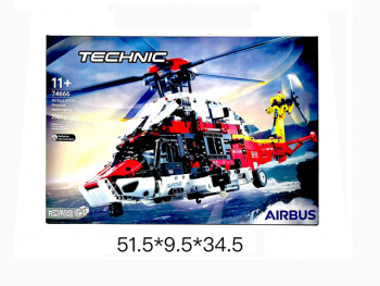 Конструктор арт. 74666 Вертолет 2001 дет. на р/у в кор._