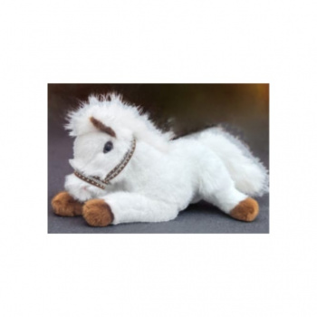 им Лошадь арт. YE25507-1-70-3 Лежит Белая 70 см в пак.) им Лошадь арт. YE25507-1-70-3 Лежит Белая 70 см в пак.)