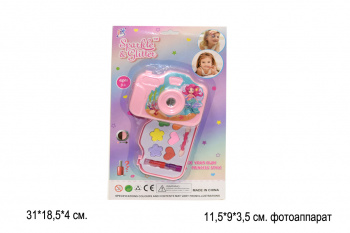 Набор косметики арт 215-10J "Фотоаппарат" блистер 31*18,53 Набор косметики арт 215-10J "Фотоаппарат" блистер 31*18,53