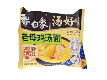 Лапша арт. 641865 БП "Белый слон" Вяленая курица 85 г в пак.;