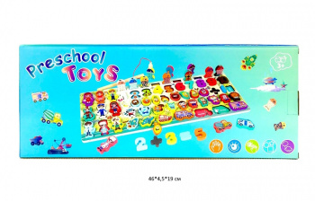 Деревянная игрушка арт. 2181-151 Набор логическая игра в кор._