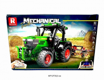 Конструктор арт. ZZ22015 Трактор 1664 дет. на р/у в кор._