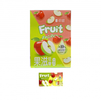 Конфета арт. 205106/205090 Жевательная "Яблоко" 20 г 20 шт. в кор.,