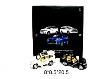 Модель металл. арт. CZ123A Джип цвета микс (8 шт.) шоубокс_
