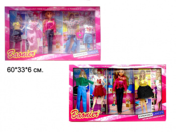 Кукла арт. JJ8691-5 С гардеробом и аксессуарами в кор._ Кукла арт. JJ8691-5 С гардеробом и аксессуарами в кор._