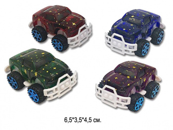 Машина инерц. арт. 1912A" Джип в пакете 6*3,5*4,5