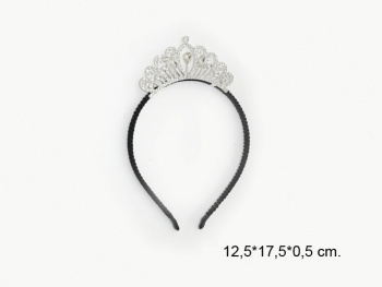 Ободок арт. CH-4657 "Корона серебро" 1шт. в пак. Ободок арт. CH-4657 "Корона серебро" 1шт. в пак.