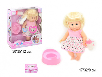 Кукла арт. 7091 С аксессуарами в кор.