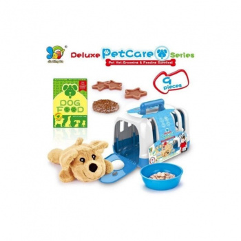 им Собака арт. 699-18А В переноске с аксессуарами 9 предметов в кор. 26*19*18