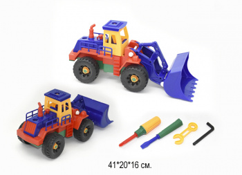 Машина констр. арт. 9916 трактор в пак.