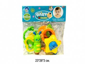 Погремушка арт. 999-45 Набор "Потешки" в пак.•