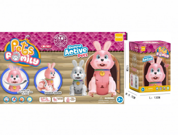 Заяц арт. RS-9038C" На батарейках в коробке 13*9,7*17