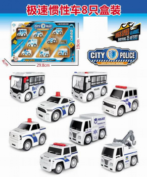 Набор машин арт. 876E-39A Полиция в кор. 29,8*19*4