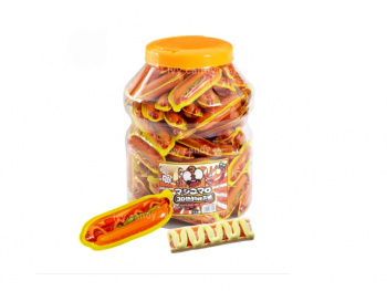 Маршмеллоу арт. 889252 "Хот-дог" 8 г 100 шт. в пласт. банке*