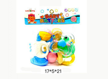 Погремушка арт. KD225-72 Набор "Потешки" в пак._