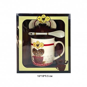 Подарочный набор арт. 1140-501 "I love you" 3 предмета в кор.