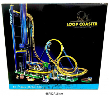Конструктор арт. 1882/77045 Американские горки 3756 дет. в кор._/6 шт./