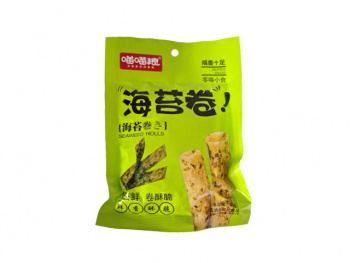 Чипсы арт. 211115 Хрустящие рулетики с водорослями 40 г в пак. 20 шт. упаковка;