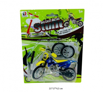 Мотоцикл арт. 1811C Пальчиковый и колеса на листе•/120 шт./