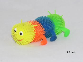 Мяч Антистресс арт. 238-26 Гусеница (12 шт.) в кор.