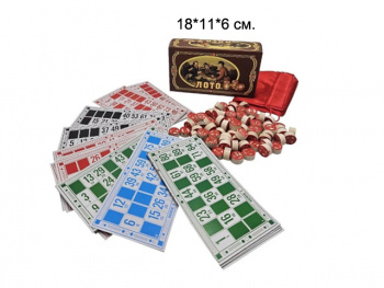 Лото Русское арт. S904H Настольная игра в кор._ Лото Русское арт. S904H Настольная игра в кор._