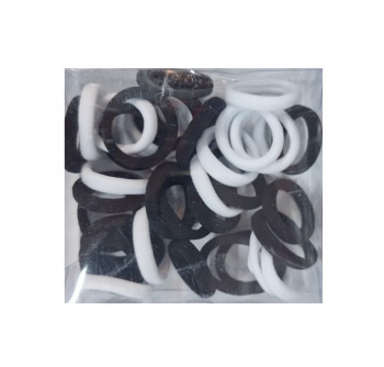 Резиночки арт. 035345 Черные и белые в кор. Резиночки арт. 035345 Черные и белые в кор.