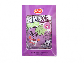 Мармелад арт. 223588/ Кислый "Виноград" 25 г в пак. 20 шт. в кор.' Мармелад арт. 223588/ Кислый "Виноград" 25 г в пак. 20 шт. в кор.'